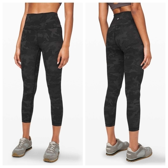 Lululemon x Soulcycle Wunder Under Incognito Camo size 6 NWT - Picture 1 of 7